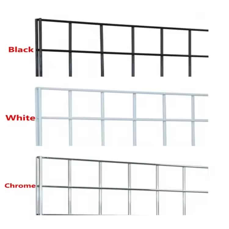 Multi-Color Metal Gridwall Panels for Retail Display